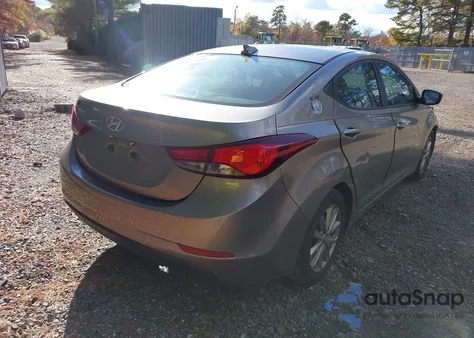 2016 Hyundai Elantra Se из США, поврежденный, VIN 5NPDH4AE6GH773239